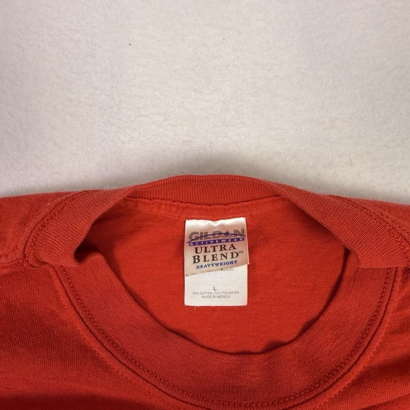 Vintage VeggieTales Bob the Tomato T-Shirt Red Big Face Gildan Men's Large L - Picture 2 of 6